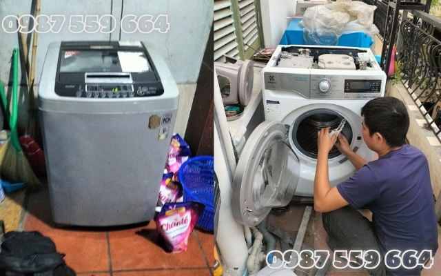 Dịch vụ sửa máy giặt Electrolux tại Cổ Bi 